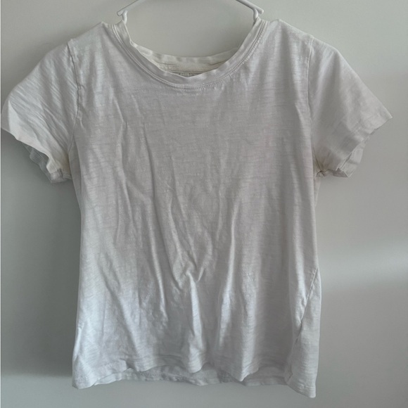 J Crew Girlfriend White Tee Small - Picture 2 of 5